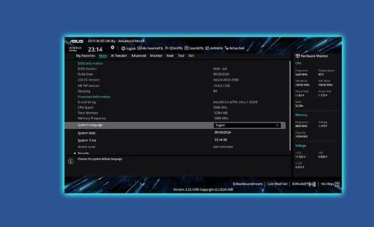 Základná doska Asus PRIME Z890M-PLUS WIFI UEFI Bios - Základná doska ASUS PRIME Z890M-PLUS WIFI