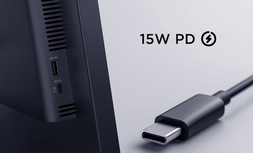 Monitor Lenovo ThinkVision T32h-30 čierny Dokovací monitor Lenovo ThinkVision ponúka dokovacie riešenie s rozbočovačom USB a jedným káblom, ktorý poskytuje súčasné nabíjanie (až 100 W), dáta a obraz.