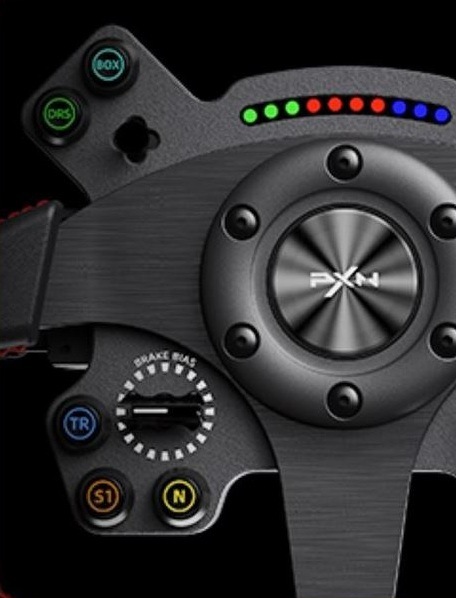 Volant PXN W CS R2, 33 cm, Quick Release čierny PXN W CS R2 je vybavený 13 programovateľnými tlačidlami
