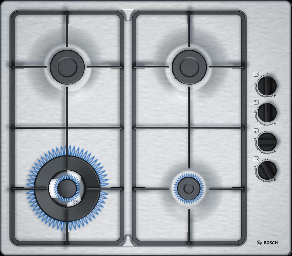 Plynová varná platňa Bosch Serie 2 PBH6B5B60 nerez