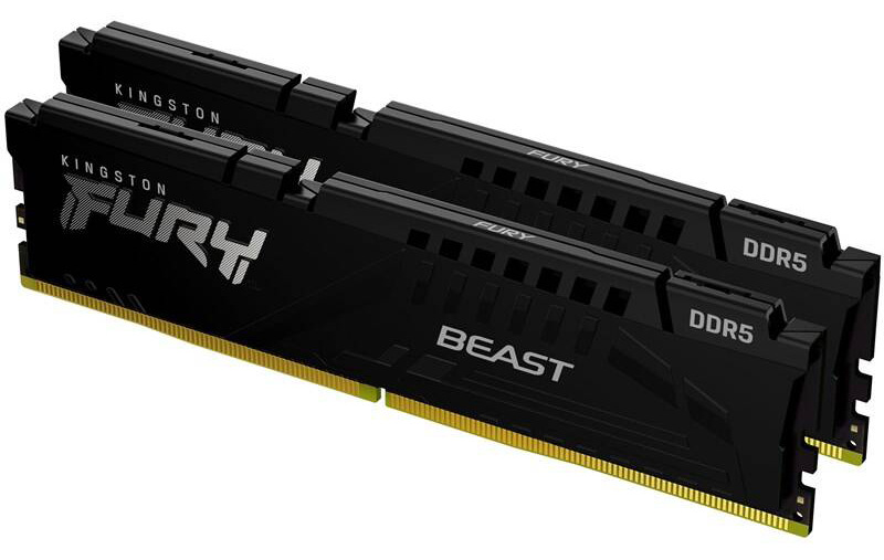 Pamäťový modul Kingston FURY Beast Black 32GB (2x16GB) DDR5 5600MHz CL40