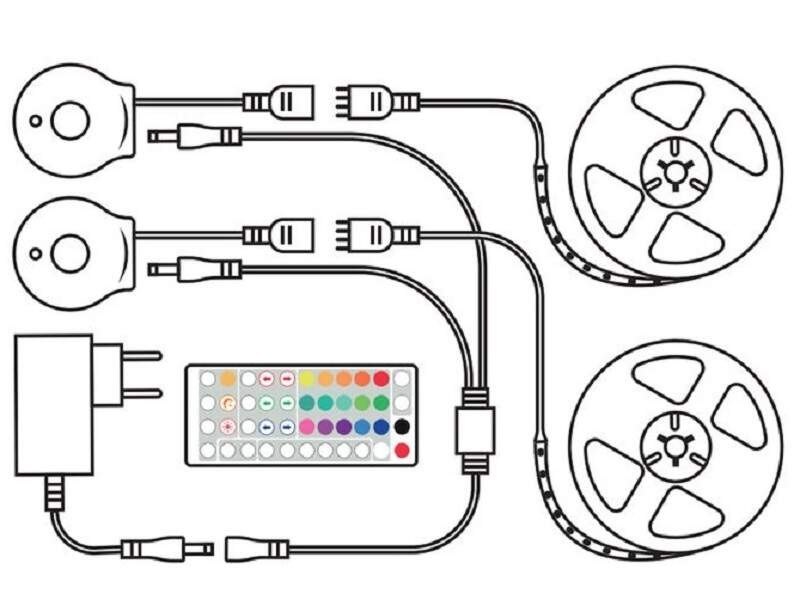 LED pásik Modee LS12W2X1,5MRGB2700