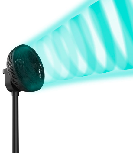 Ventilátor stojanový Duux DXCF70 Whisper Flex 2 Smart, black čierny Ventilátor stojanový Duux DXCF70 Whisper Flex 2 Smart, black