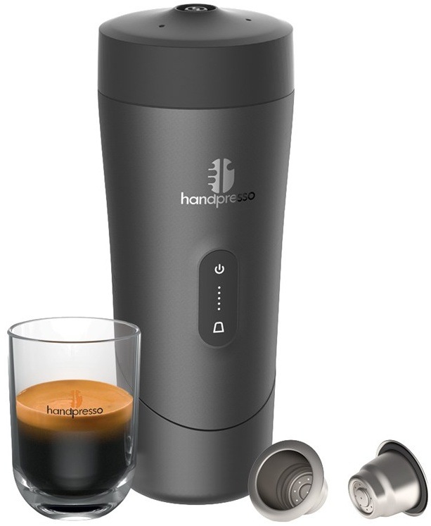 Kapsulový kávovar Handpresso Auto model 2025 čierny