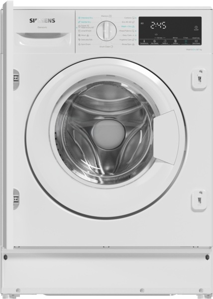 Práčka so sušičkou Siemens iQ500 WK14D490EU biela Vstavaná práčka so sušičkou Siemens WK14D490EU