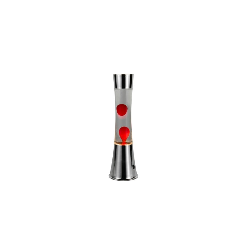 Stolná lampička Reality ETNA Lava lamp strieborná