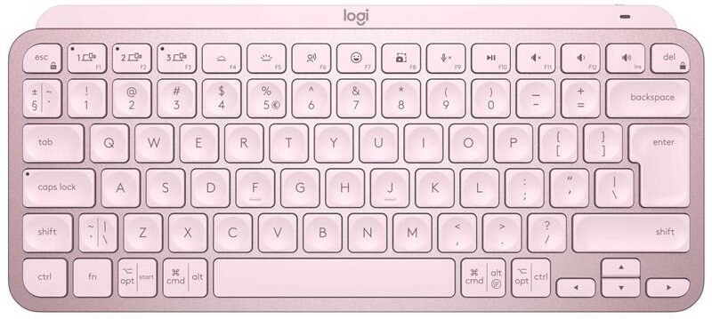 Klávesnica Logitech MX Keys Mini, US ružová
