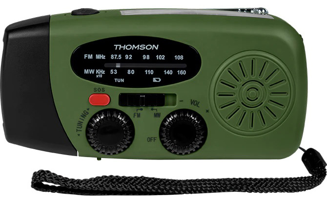 Rádioprijímač Thomson RT260 čierny/zelený