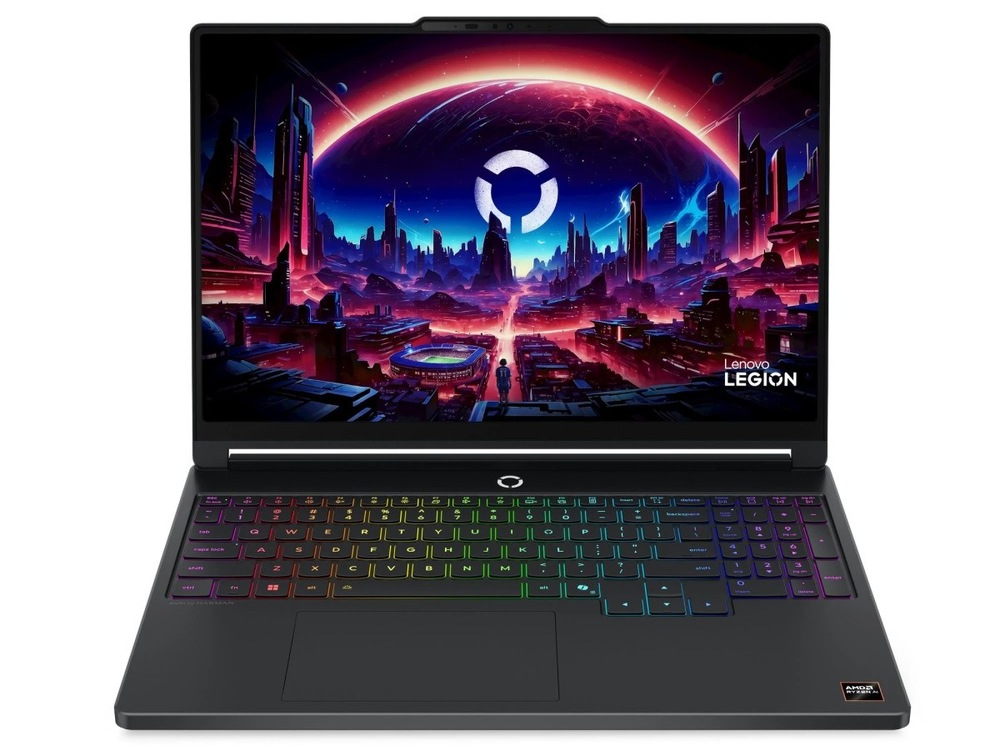 Notebook Lenovo Legion 5 15AGP11 čierny Otvorený a zapnutý notebook s hrou Lenovo Legion 5 15AGP11