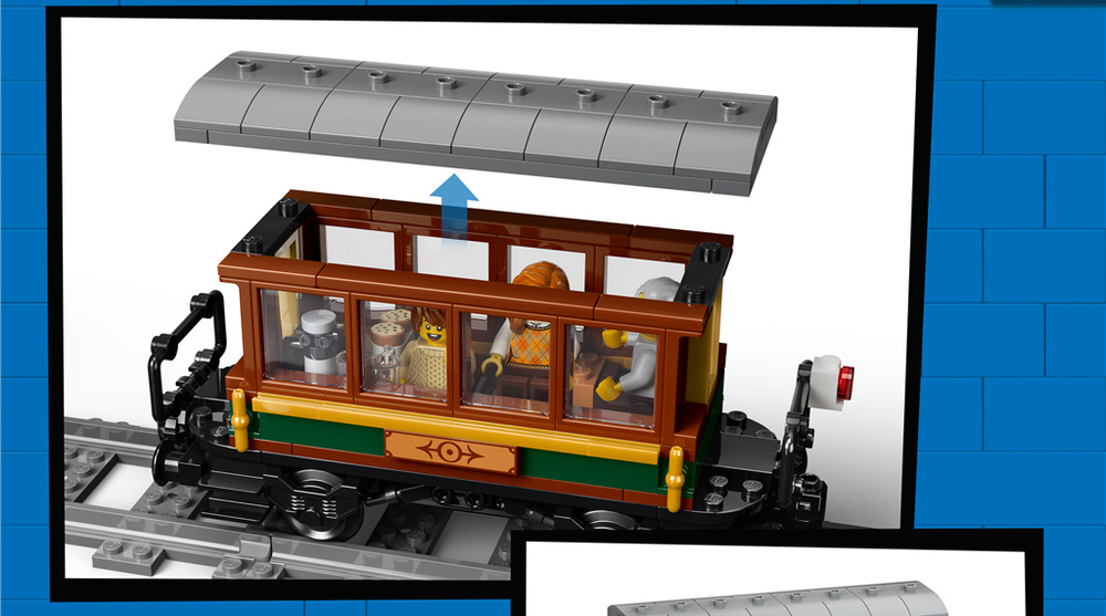 Stavebnica LEGO® City 60511 Vintage parní vlak Stavebnica s 575 dielikmi ponúka deťom od siedmich rokov zábavné stavanie, hranie aj pôsobivý model dlhý cez 45 cm.