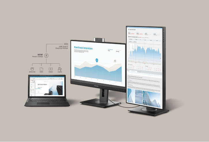 Monitor ViewSonic VG2757V-2K čierny Monitor ViewSonic VG2757V-2K čierny
