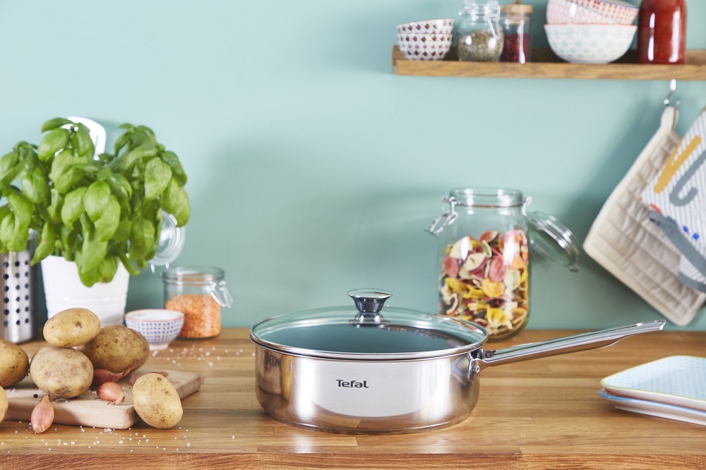 Panvica Tefal Cook Eat B9223205, 24 cm, pokrievka nerez „Pánev