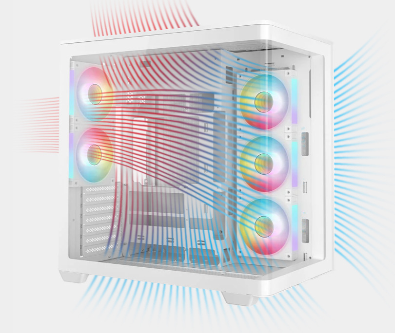 DeepCool CG590U 5F ťaží aj z optimalizovaného chladenia
