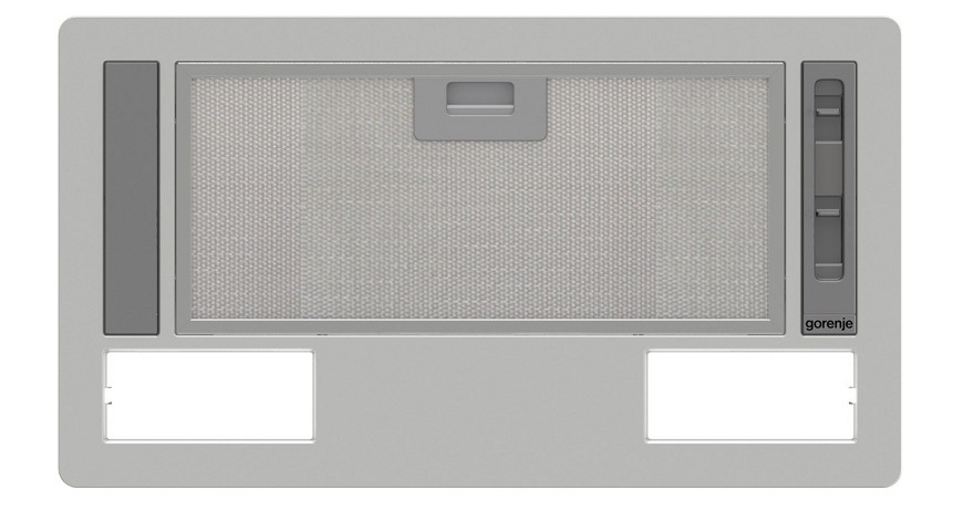 Vstavaný odsávač pár Gorenje BHI611ES, nerezová, LED osvetlenie