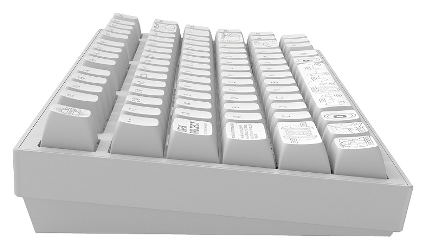 Klávesnica Dark Project ALU Terra Nova R2 US biela Klávesnica Dark Project ALU Terra Nova R2 US biela