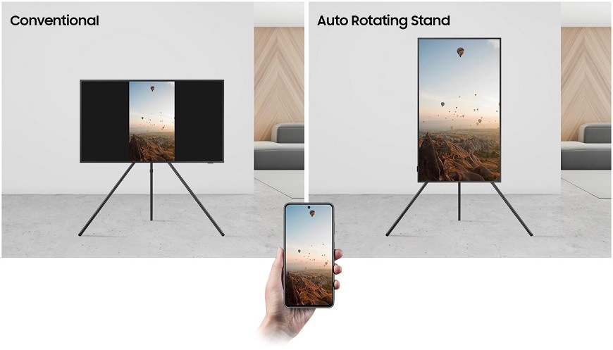 Stojan pre TV Samsung Auto-otočný na Studio Stand VG-ARAB22STD (2022) čierny Stojan pre TV Samsung Auto-otočný na Studio Stand VG-ARAB22STD (2022) čierny