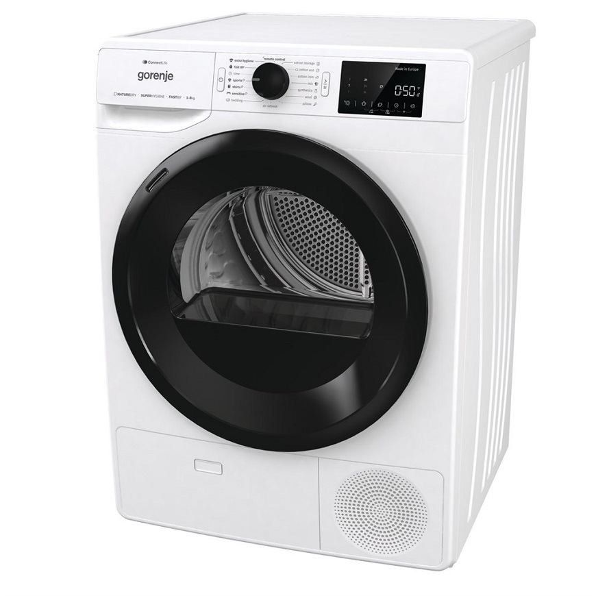 Sušička bielizne Gorenje G400 DPNE82/GNLWIFI biela Sušička prádla Gorenje DPNE82GNLWIFI, biela, kondenzačnou hadicou AutoDrain