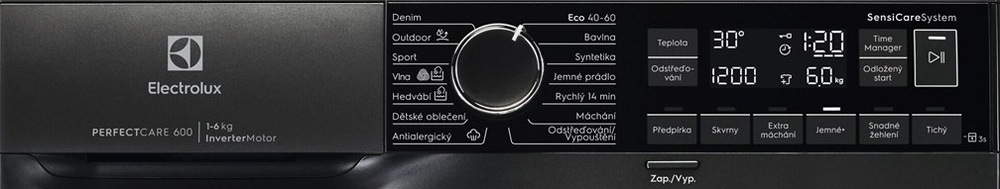 Ovládací panel práčky Electrolux EWS6226CXC séria 600 SensiCare