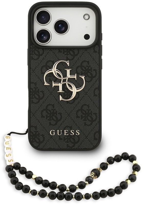 Kryt na mobil Guess, pre Apple iPhone 17 Pro, čierna farba