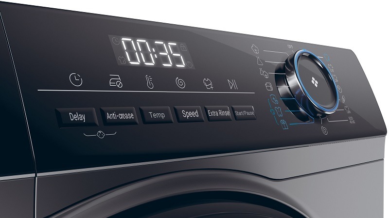 Práčka Haier HW90-B14939S8-S antracitová farba Práčka Haier HW90-B14939S8-S antracitová farba
