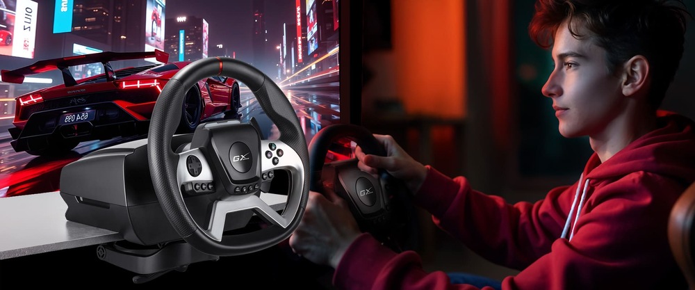 Volant Genius GX Gaming SpeedMaster X5 FF čierny