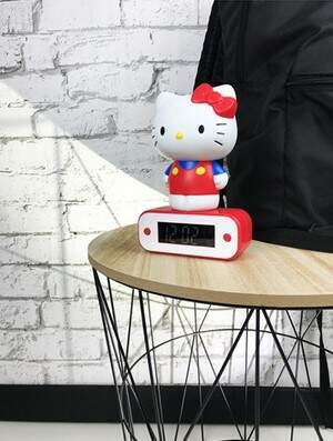 Budík Bigben Hello Kitty  811123 červený