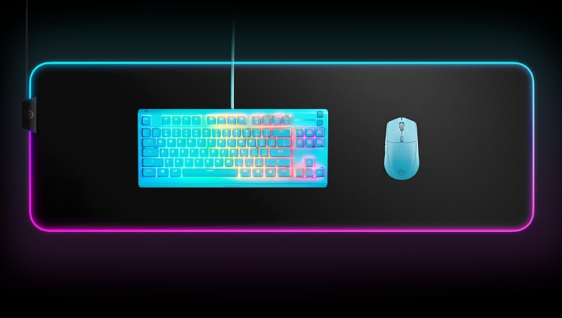 Klávesnica SteelSeries Apex 3 TKL US modrá