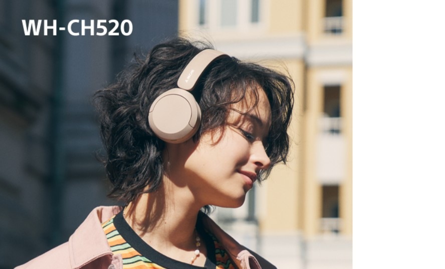 Slúchadlá Sony WH-CH520 žltá Slúchadlá Sony WH-CH520 - ružová