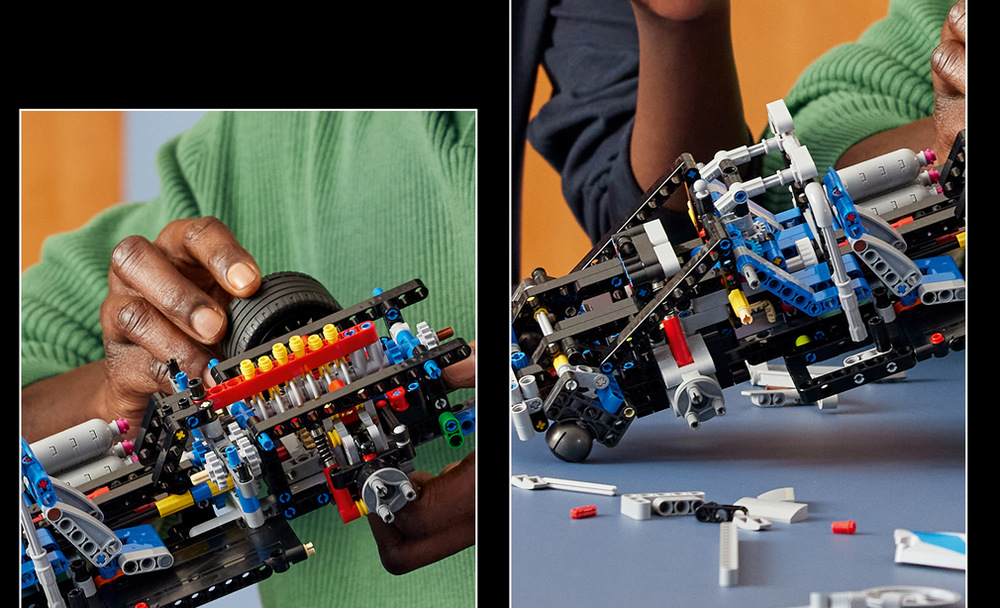 Stavebnica LEGO® Technic 42210 2 Fast 2 Furious Auto Nissan Skyline GT-R (R34) Nissan Skyline GT-R z filmov Rýchlo a zbesilo prináša prepracovaný zberateľský model pre fanúšikov áut a techniky.