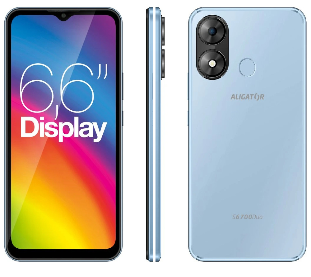 Mobilný telefón Aligator S6700 Senior 4 GB / 128 GB modrý ALGAS6700SENBE_08