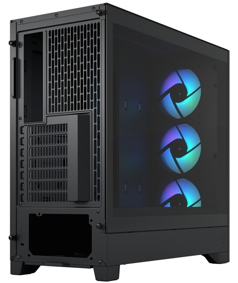 Case FRACTAL DESIGN Pop 2 Air TG RGB biela Detail obrázku PC skrine.