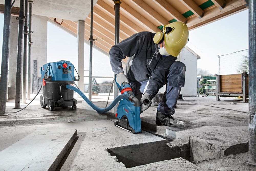 Priemyselný vysávač Bosch Professional GAS 35 H AFC pre prácu s nebezpečným, karcinogénnym a patogénnym prachom