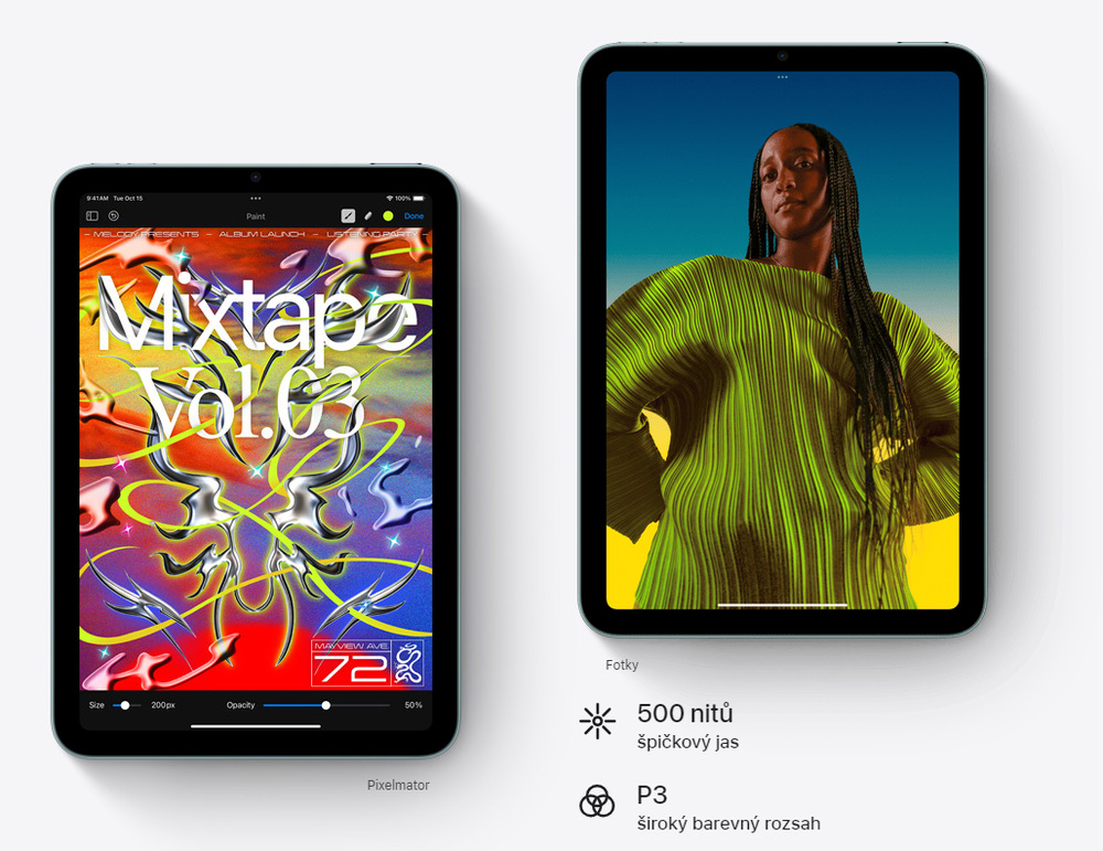 Tablet Apple iPad mini (2024) Wi-Fi + Cellular 128 GB - modrý „“