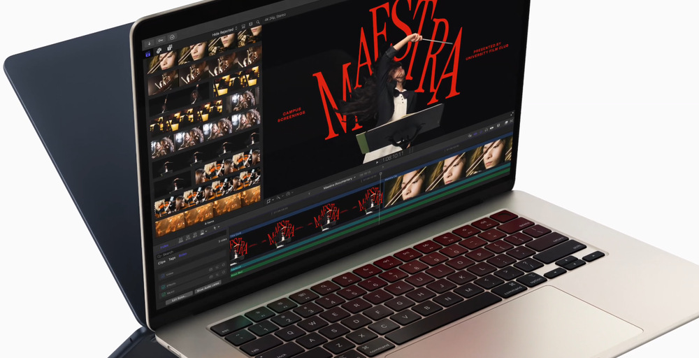 Notebook Apple MacBook Air 13" M4 8× GPU, 16GB, 256GB - polnočný SK