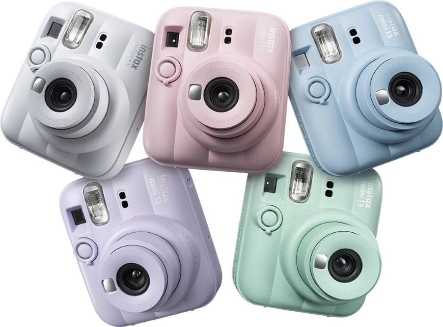 Instantný fotoaparát Fujifilm instax mini 13 fialový Fotoaparáty Fujifilm instax mini 13 v 5 pastelových farbách
