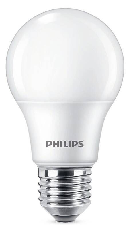 LED žiarovka Philips klasik, 8W, E27, studená biela