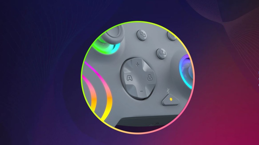 Gamepad PDP Afterglow Wave RGB Wired Controller pre Xbox One/Series sivý PDP Afterglow Wave RGB Wired Controller pre Xbox Series X|S/Xbox One/PC (049-024-GE)