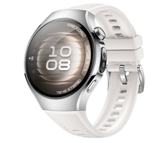Inteligentné hodinky Huawei Watch 5 42 mm LTE - Silver + White Composite Strap biele Inteligentné hodinky Huawei Watch 5 42 mm LTE - Silver + White Composite Strap biele