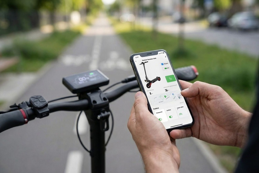 Elektrická kolobežka Sencor SCOOTER X40 čierna Elektrická kolobežka Sencor SCOOTER X40 prepojená s mobilnou aplikáciou na ovládanie a správu jazdy.