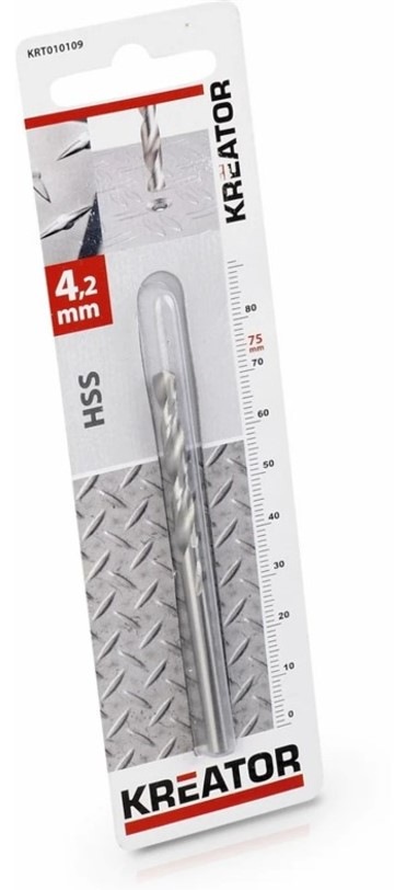 Vrták Kreator KRT010109, 4,2×75 mm Vrták Kreator KRT010109, 4,2×75 mm