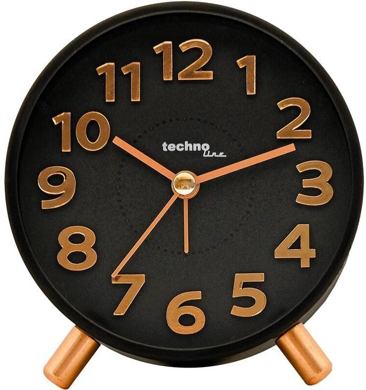 Budík TechnoLine Modell F čierny
