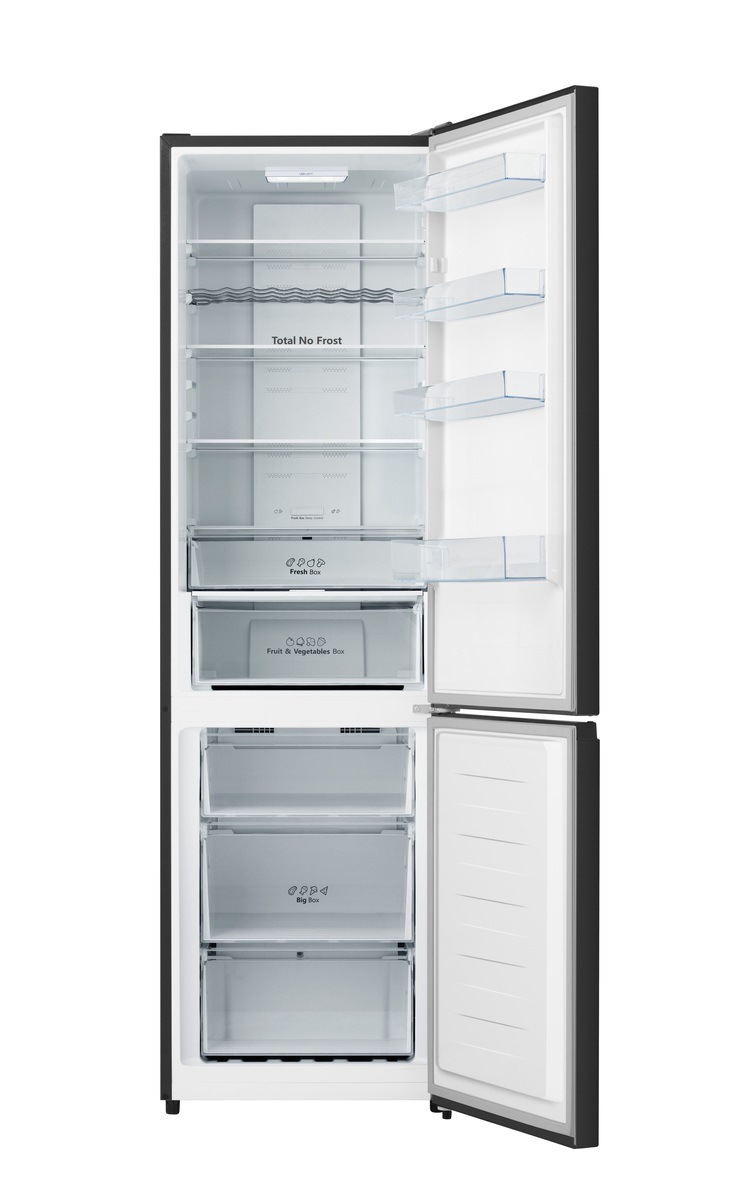 Kombinovaná chladnička Hisense RB440N4CFB, čierna, Multiflow 360°