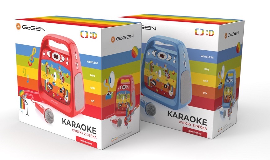 CD prehrávač GoGEN DÉČKO KARAOKE B modrý CD prehrávač GoGEN DÉČKO KARAOKE B modrý