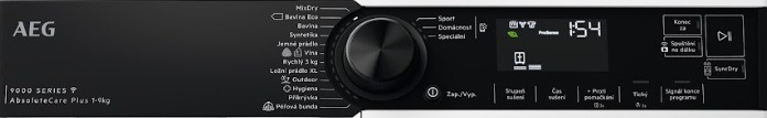 Sušička bielizne AEG TR939I4CC biela AEGTR939I4CC panel