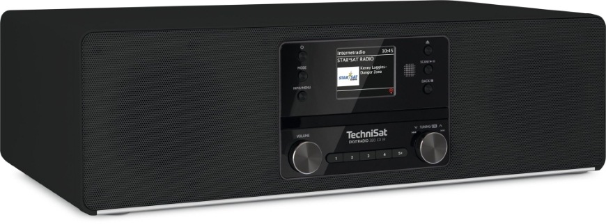 Internetový rádioprijímač s DAB+ Technisat DIGITRADIO 380 CD IR čierny TechniSat DIGITRADIO 380 CD IR, čierna