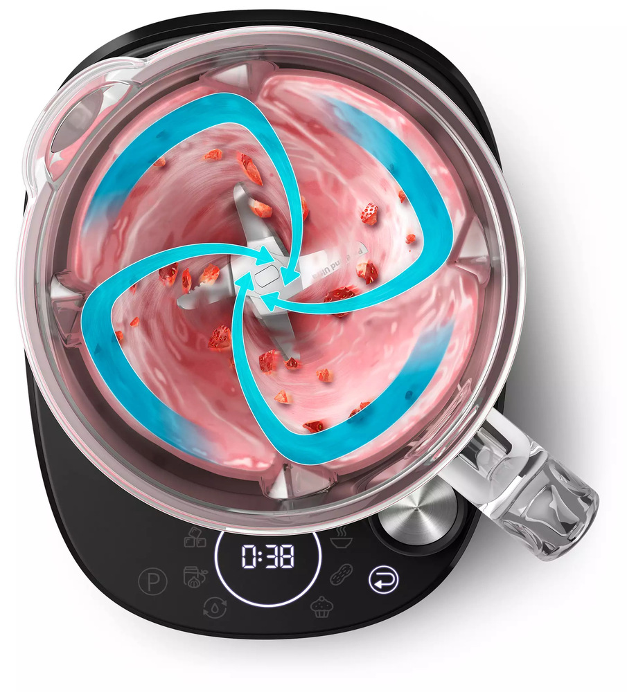 Stolný mixér Philips Atlantic 7000 Series HR3760/10 čierny
