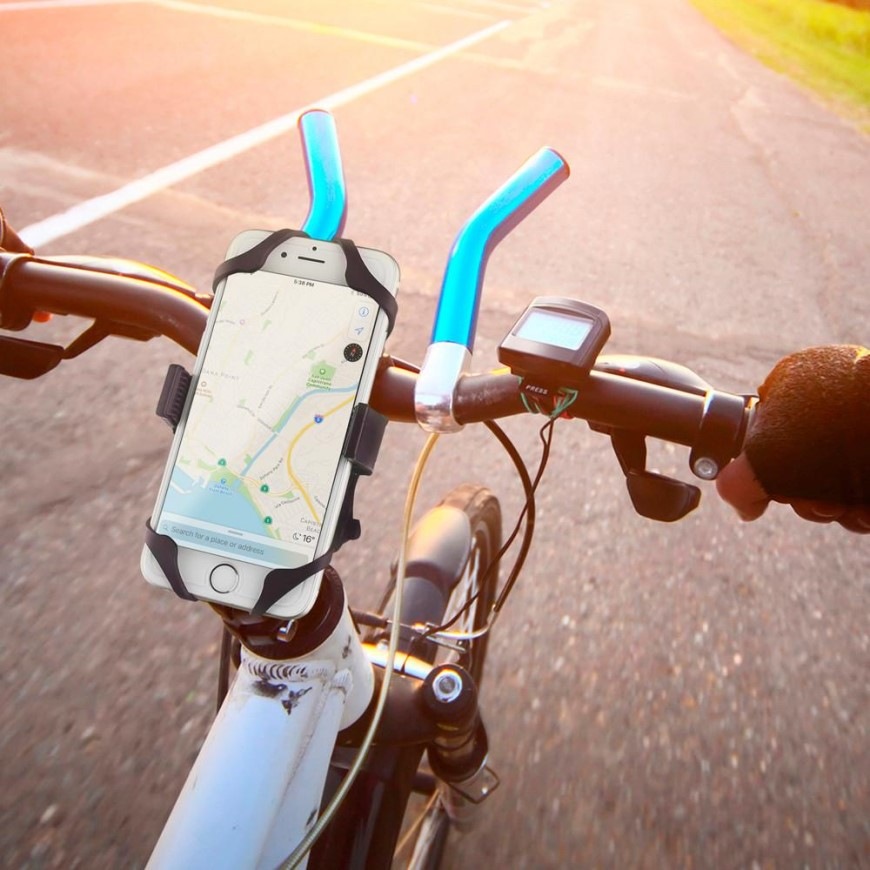 Držiak na mobil Spigen Velo A250 Bike - čierny