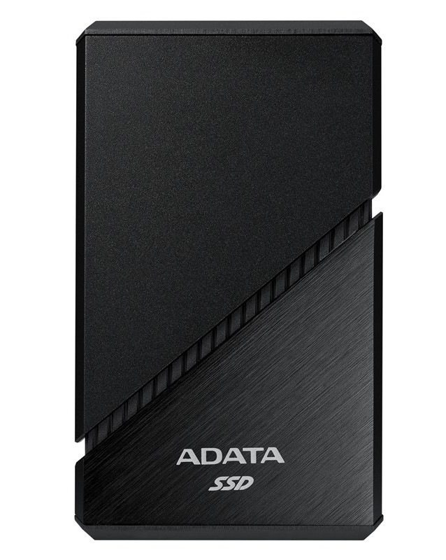 Externý disk ADATA SE920 1TB, USB 4 Type-C, R: 3800/W: 3700MB/s, čierna farba.