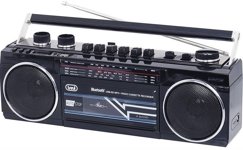 Rádiomagnetofón Trevi RR 501 BT čierny Rádiomagnetofón Trevi RR 501 BT čierny