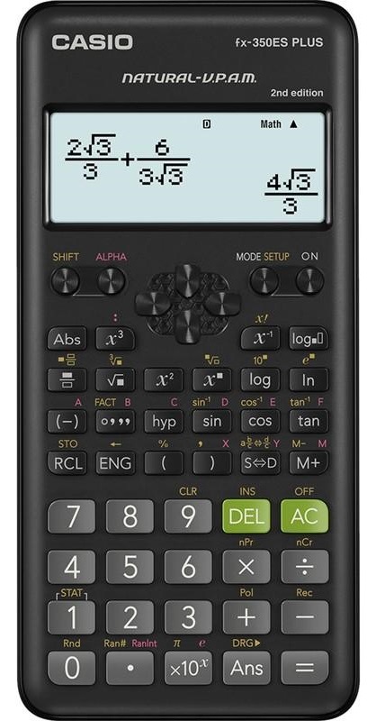 Kalkulačka Casio FX 350 ES PLUS 2E čierna